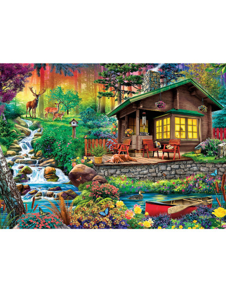 Puzzle Trefl 3000 Cabana Din Padure,33074