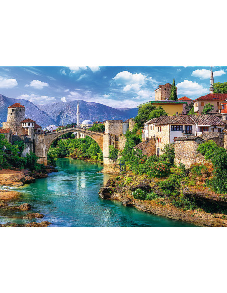 Puzzle Trefl 500 Pod Vechi Mostar Bosnia,37333