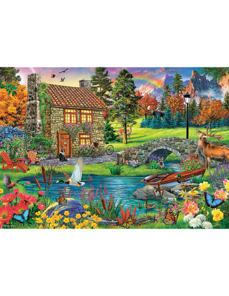Puzzle Trefl 6000 Casuta Din Munti,65006