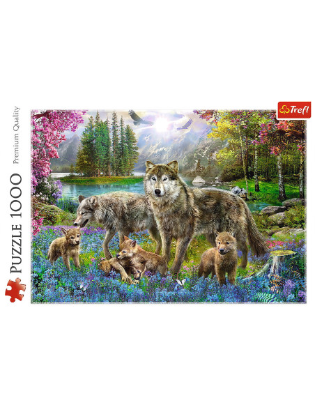 Puzzle Trefl 1000 Familie De Lupi,10558