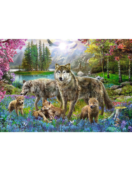 Puzzle Trefl 1000 Familie De Lupi,10558