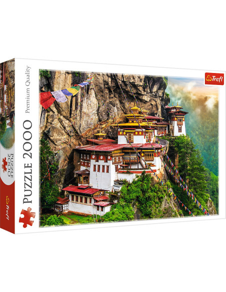 Puzzle Trefl 2000 Cuibul Tigrului Bhutan,27092