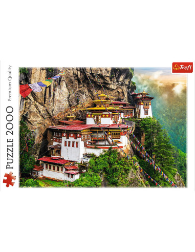 Puzzle Trefl 2000 Cuibul Tigrului Bhutan,27092