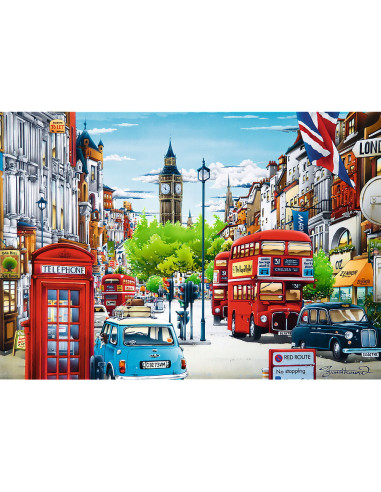 Puzzle Trefl 1000 Strada In Londra,10557