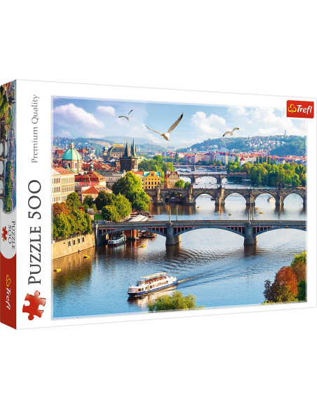 Puzzle Trefl 500 Orasul Praga,37382