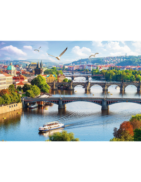 Puzzle Trefl 500 Orasul Praga,37382
