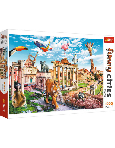 Puzzle 1000 Orase Amuzante Roma Salbatica,10600