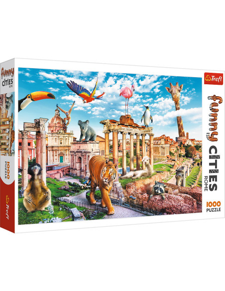 Puzzle 1000 Orase Amuzante Roma Salbatica,10600
