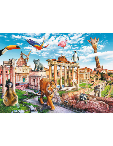 Puzzle 1000 Orase Amuzante Roma Salbatica,10600