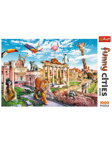 Puzzle 1000 Orase Amuzante Roma Salbatica,10600