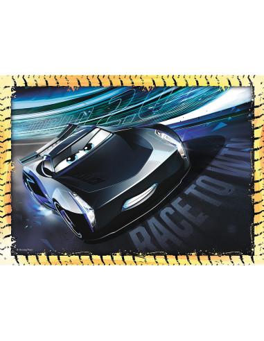 Puzzle 4in1 Cars - Pe Locuri, Fiti Fata, Start,34608