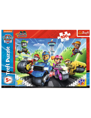 Puzzle Trefl 100 Piese Patrula Catelusilor Catelusii Pe