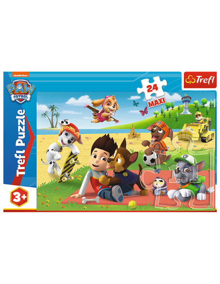 Puzzle Trefl 24 Maxi Patrula Catelusilor Disctractia La