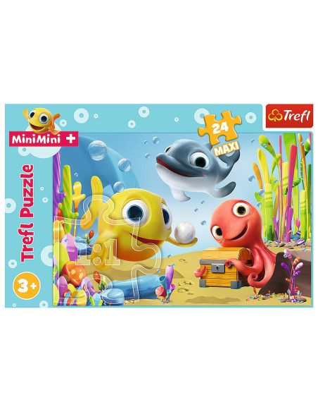 Puzzle Trefl 24 Maxi Pestisorii Fericiti,14341