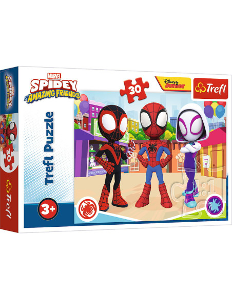 Puzzle Trefl 30 Spiday Cei 3 Prieteni,18285