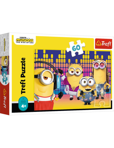 Puzzle Trefl 60 Minionii Dansatori,17346