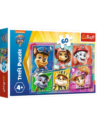 Puzzle Trefl 60 Patrula Catelusilor Catelusii Pregatiti De