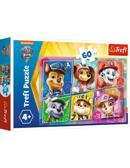 Puzzle Trefl 60 Patrula Catelusilor Catelusii Pregatiti De