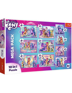 Puzzle Trefl 10in1 My Little Pony - Poneii Stralucitori,90389