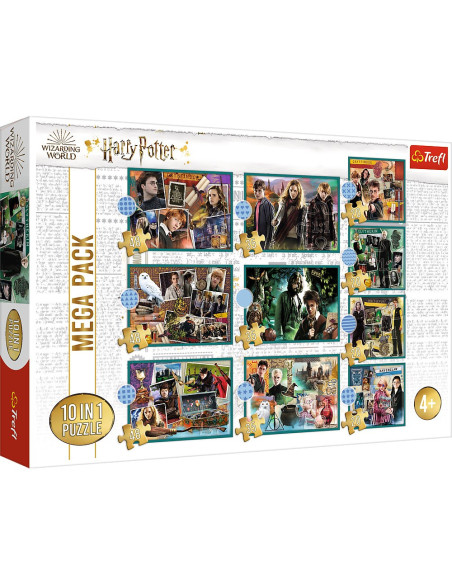 Puzzle Trefl 10in1 Harry Potter In Lumea Lui Harry Potter,90392