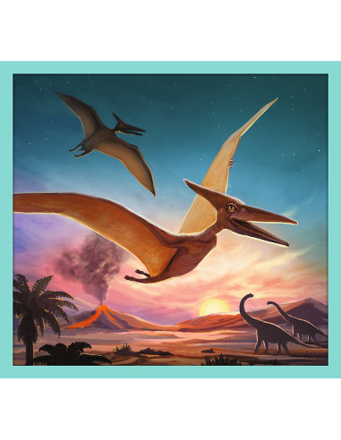 Puzzle Trefl 10in1 Lumea Dinozaurilor,90390