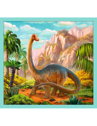 Puzzle Trefl 10in1 Lumea Dinozaurilor,90390
