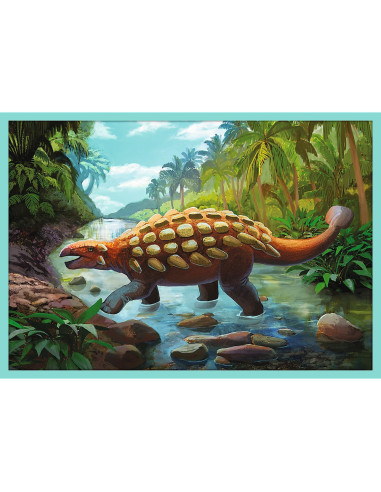 Puzzle Trefl 10in1 Lumea Dinozaurilor,90390