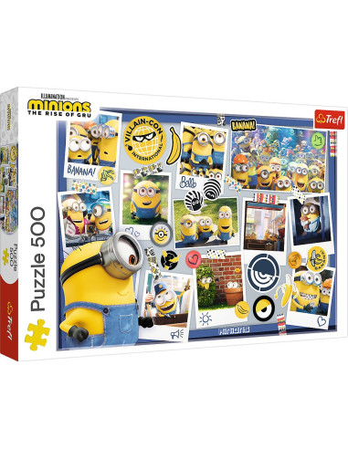 Puzzle Trefl 500 Minionii Colectia Foto,37390