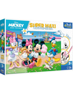 Puzzle Trefl Primo 24 Super Maxi Disney Mickey La Targ,41005