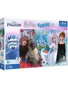 Puzzle Trefl Primo Super Shape Xxl 104 Disney Frozen Lumea Anei
