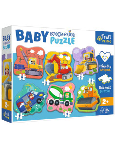 Puzzle Trefl Primo Baby Progressive Vehicule,44004