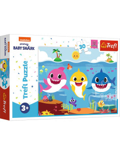 Puzzle Trefl 30 Baby Shark Lumea Rechinilor,18284