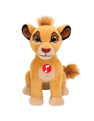 Plus Ty 15cm Beanie Babies Disney Regele Leu Simba Cu