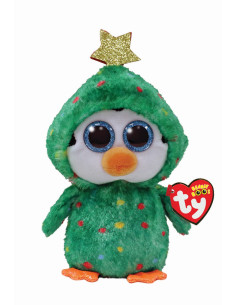 Plus Ty 15cm Boos Noel Pinguin Verde,TY36535