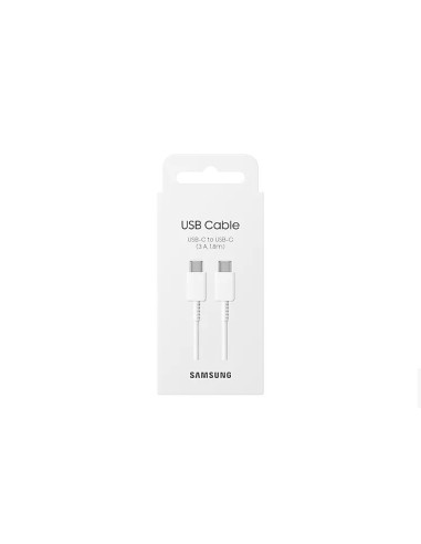 Samsung Cable USB-C to USB-C, 3A, 1.8m White "EP-DX310JWEGEU"