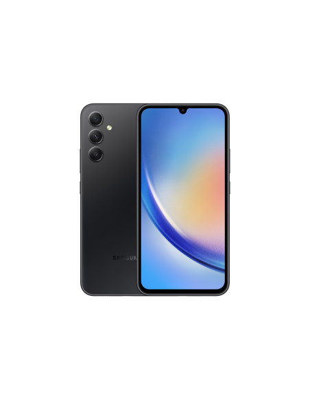 Samsung Galaxy A34 DS Black 5G 6.55" OC 8GB 256GB 13MP 48MP+8MP+5MP 5000mAh + IP67 "SM-A346BZKEEUE" (include TV 0.5lei)
