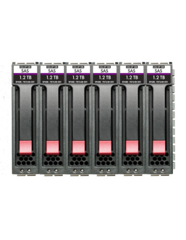 HPE MSA 5.4TB SAS 12G Enterprise 15K SFF (2.5in) M2 3yr Wty 6-pack HDD