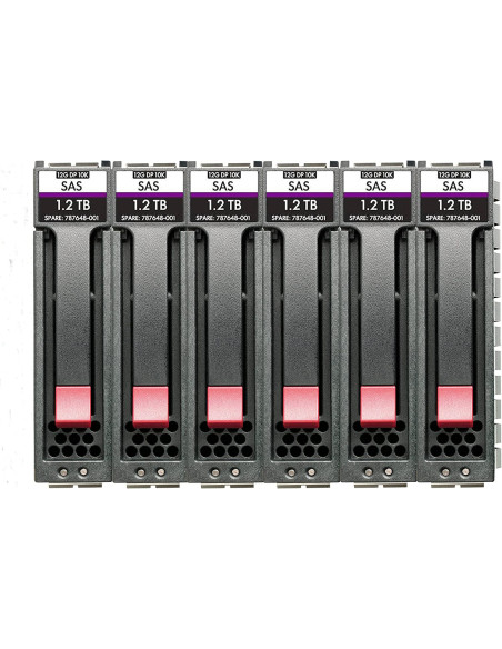 HPE MSA 14.4TB SAS 12G Enterprise 10K SFF (2.5in) M2 3yr Wty 6-pack HDD