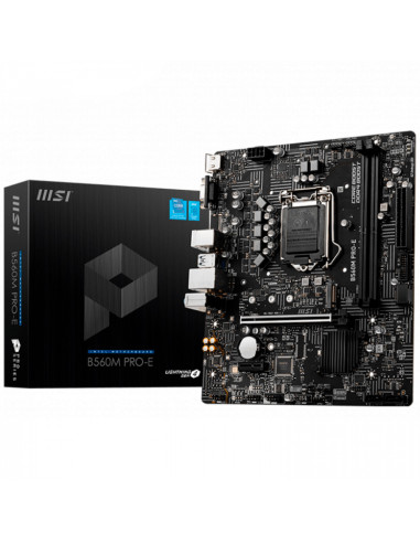 PLACA de BAZA MSI "B560M_PRO-E", skt LGA 1200, mATX, Intel