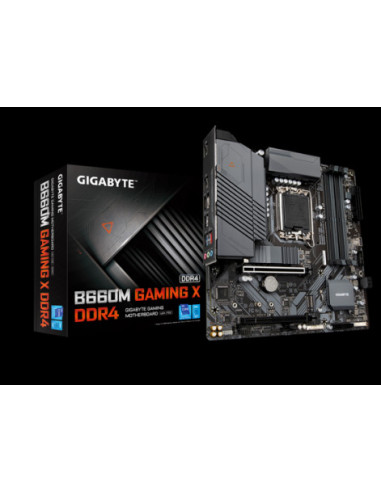 PLACA de BAZA Gigabyte "B660M GAMING X D4", skt LGA 1700, mATX