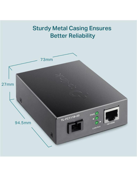 TP-LINK 10/100 WDM Media Converter TL-FC111B-20, Standarde si