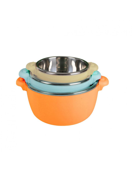 SET 3 CASEROLE TERMICE 2+4+6L,BELLY ORANGE, ART OF DINING