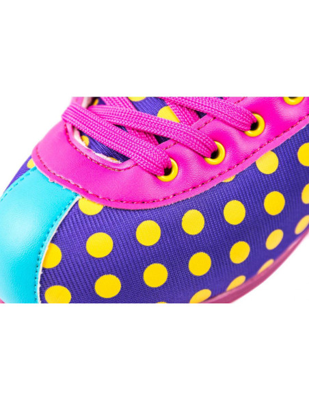 ROLE BLISS DOTS MAUVE, MASURA 37 EU, ROTI PU 58X32MM, RULMENTI ROLE BLISS DOTS MAUVE, MASURA 37 EU, ROTI PU 58X32MM, RULMENTI
