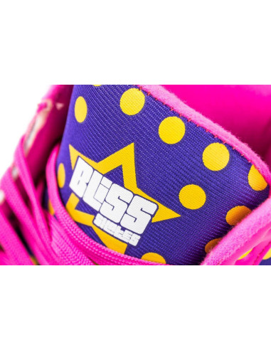 ROLE BLISS DOTS MAUVE, MASURA 36 EU, ROTI PU 58X32MM, RULMENTI ROLE BLISS DOTS MAUVE, MASURA 36 EU, ROTI PU 58X32MM, RULMENTI