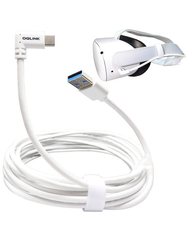 Cablu de date pentru ochelari VR OCULUS Quest 2, Alb