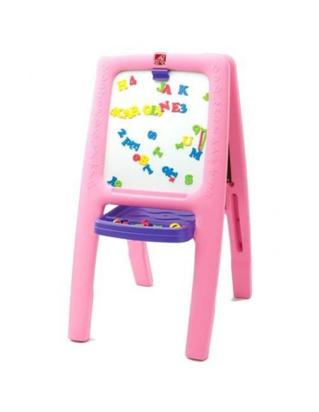 Tabla Dubla Step2 Pentru Copii Easel For Two, Roz Tabla Dubla Step2 Pentru Copii Easel For Two, Roz