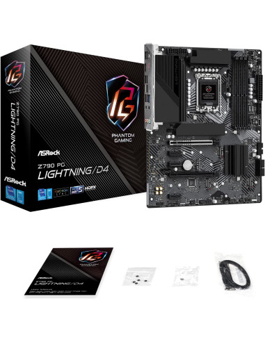 Placa de baza Asrock Z790 PG LIGHTNING LGA 1700, 4x DDR4, 1x