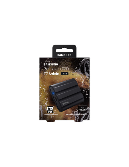 SSD extern Samsung 2.5", 4TB, T7, USB3.2, 1050Mb sec,
