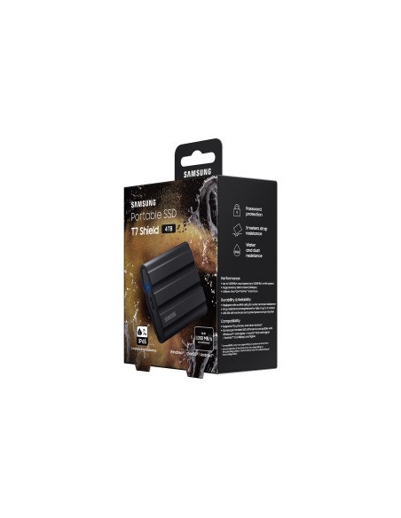 SSD extern Samsung 2.5", 4TB, T7, USB3.2, 1050Mb sec,