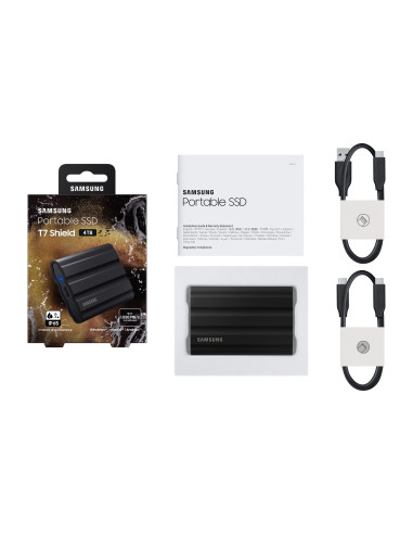 SSD extern Samsung 2.5", 4TB, T7, USB3.2, 1050Mb sec,